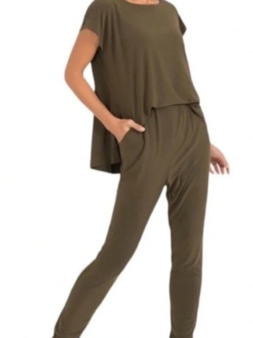 Joseph Ribkoff Black Jumpsuit with Slim Leg BLACK 8